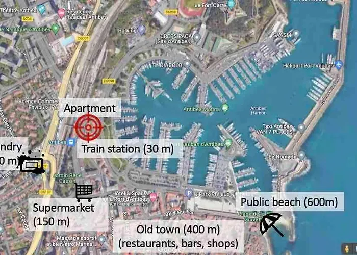 With Port View Terrace With Ac شقة